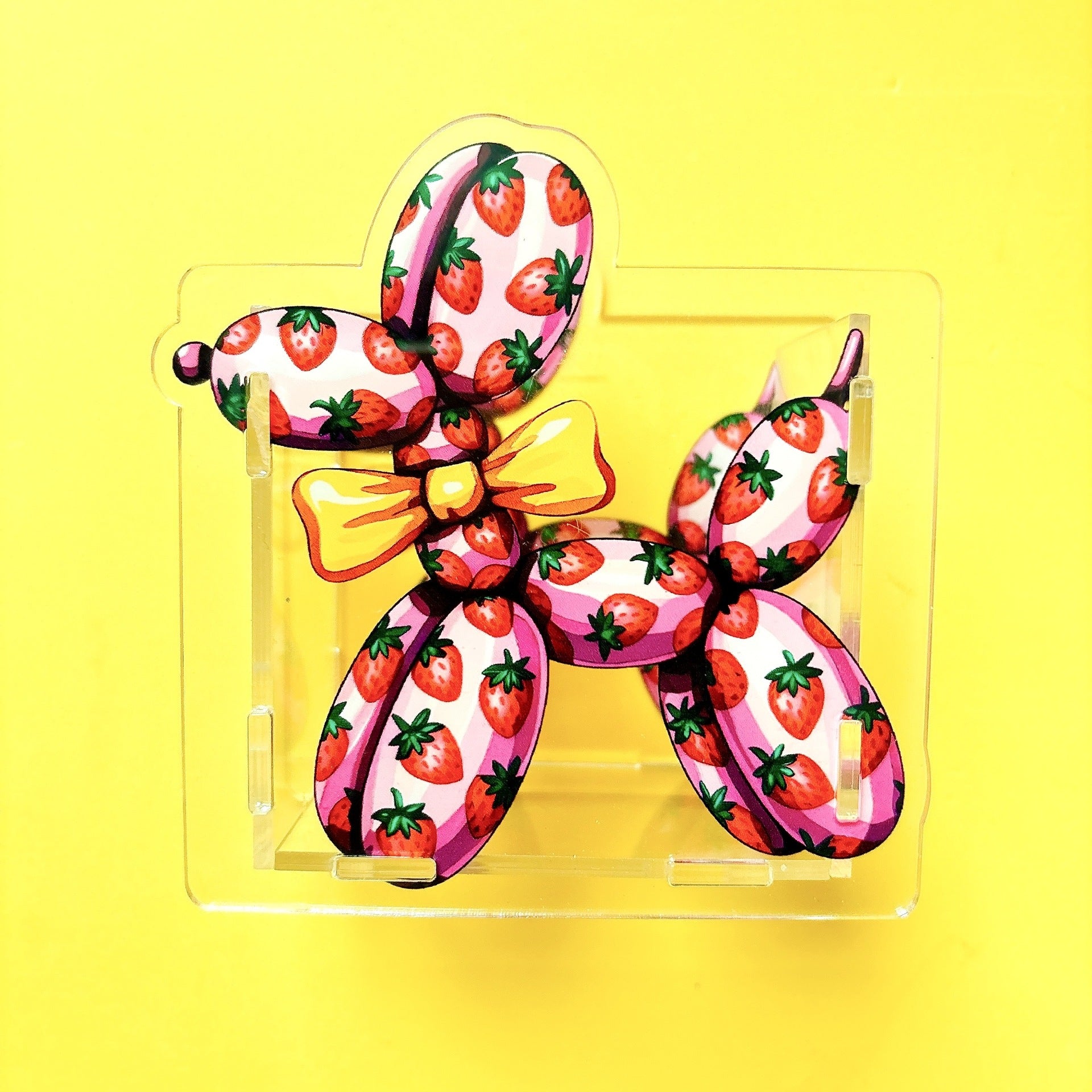 Wholesale New dog acrylic pen holder pencil box stationery storage diy 10cm